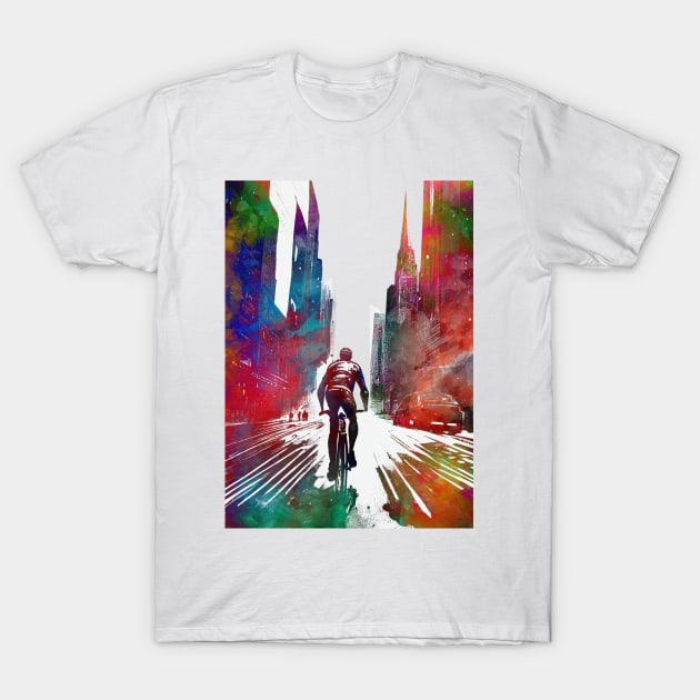 City bike sport art #bike T-Shirt by JBJart